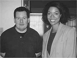 Me and WB17's Karen Jordan on April 10, 2001.