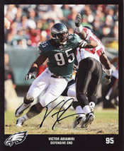 Victor Abiamiri (Phila Eagles DE #95)