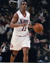 76ers Guard Kevin Ollie, Signed Color Photo