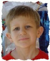 Cameron, diagnosed 11/9/01 with a brain tumor, ganglioglioma, finished chemo on 3/14/03.