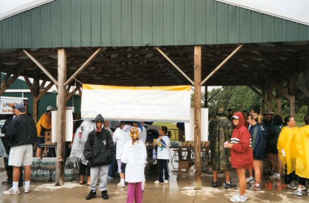 Flying the American Brain Tumor Association banner for the second year in a row.