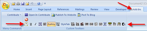 Find ScreenPro Toolbar on Add-ins Tab of the Ribbon